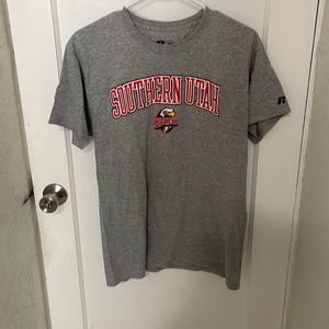 Russell Souther Utah University Thunderbirds Tee Sz M